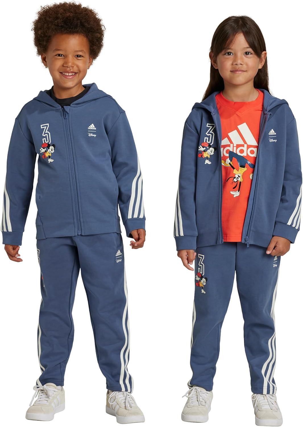 imageadidas Boys Disney Mickey Mouse PantsPreloved InkOff White