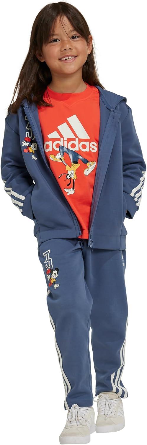 imageadidas Boys Disney Mickey Mouse PantsPreloved InkOff White