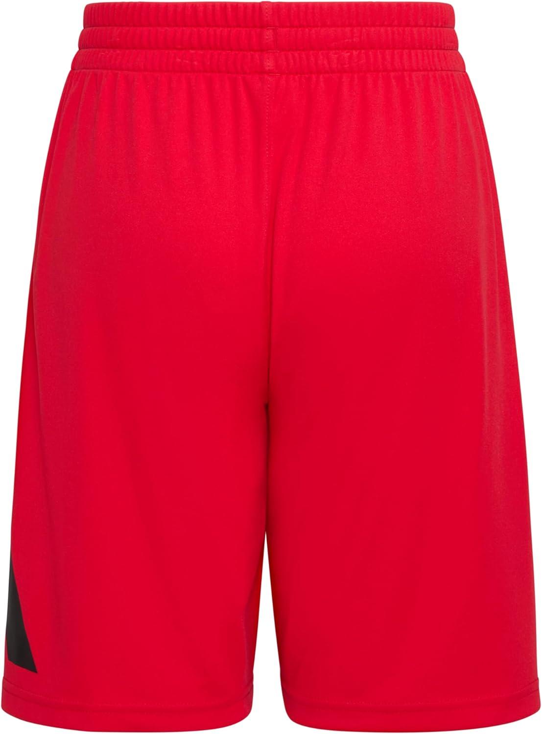 imageadidas Boys Essentials Big Logo ShortPure Ruby