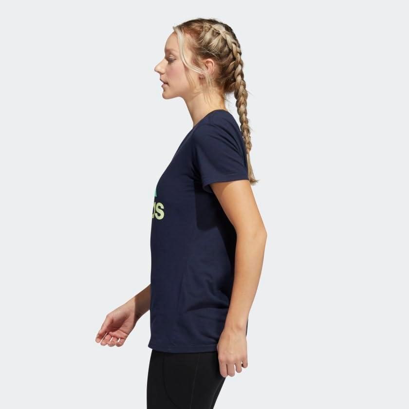 imageadidas Mens Basic Badge Of Sport TeeLegend InkPulse MintAlmost Lime