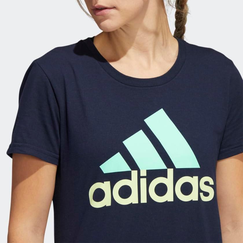 imageadidas Mens Basic Badge Of Sport TeeLegend InkPulse MintAlmost Lime