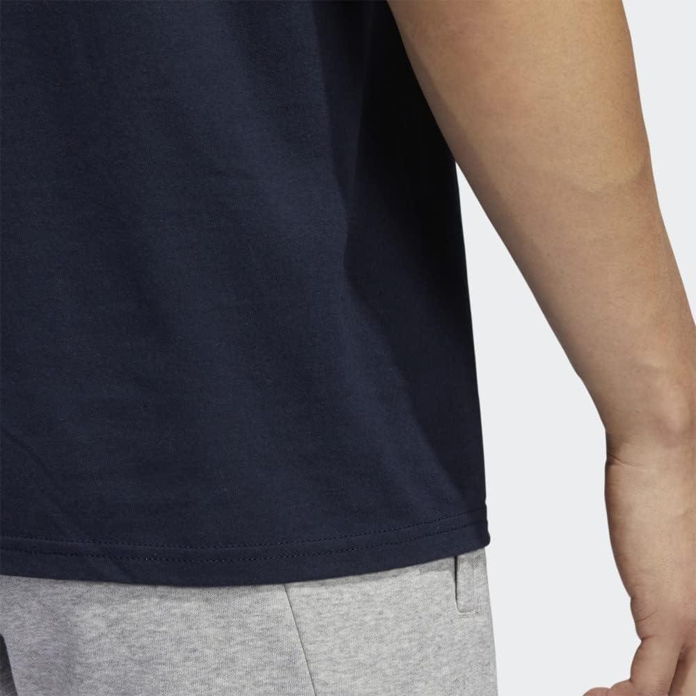 imageadidas Mens Basic Badge Of Sport TeeLegend LinkWonder WhiteSonic Fuchsia