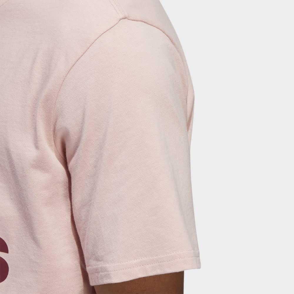 imageadidas Mens Basic Badge Of Sport TeeWonder MauveShadow Red