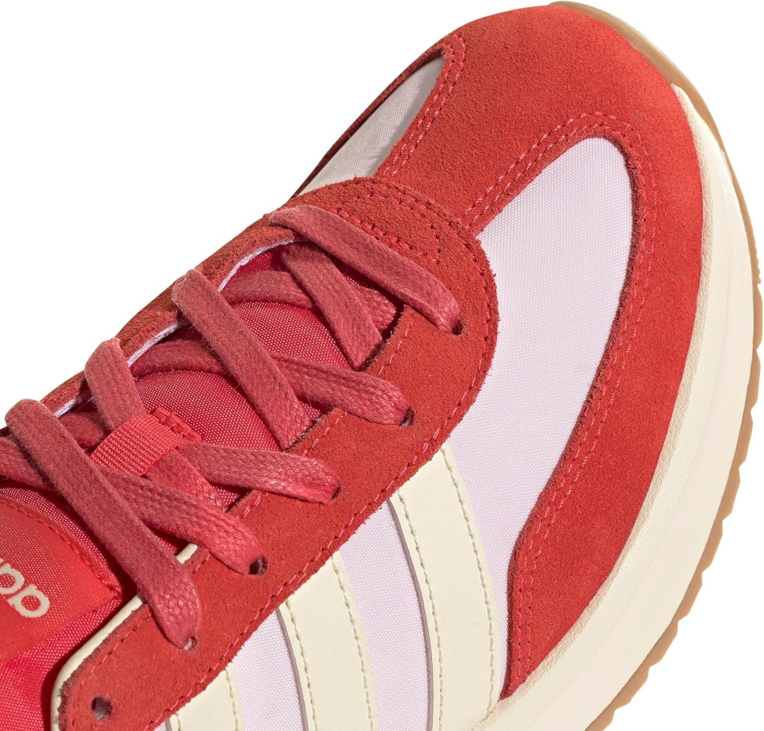 imageadidas Mens Run 72 ShoesClear PinkWarm VanillaSemi Lucid Red