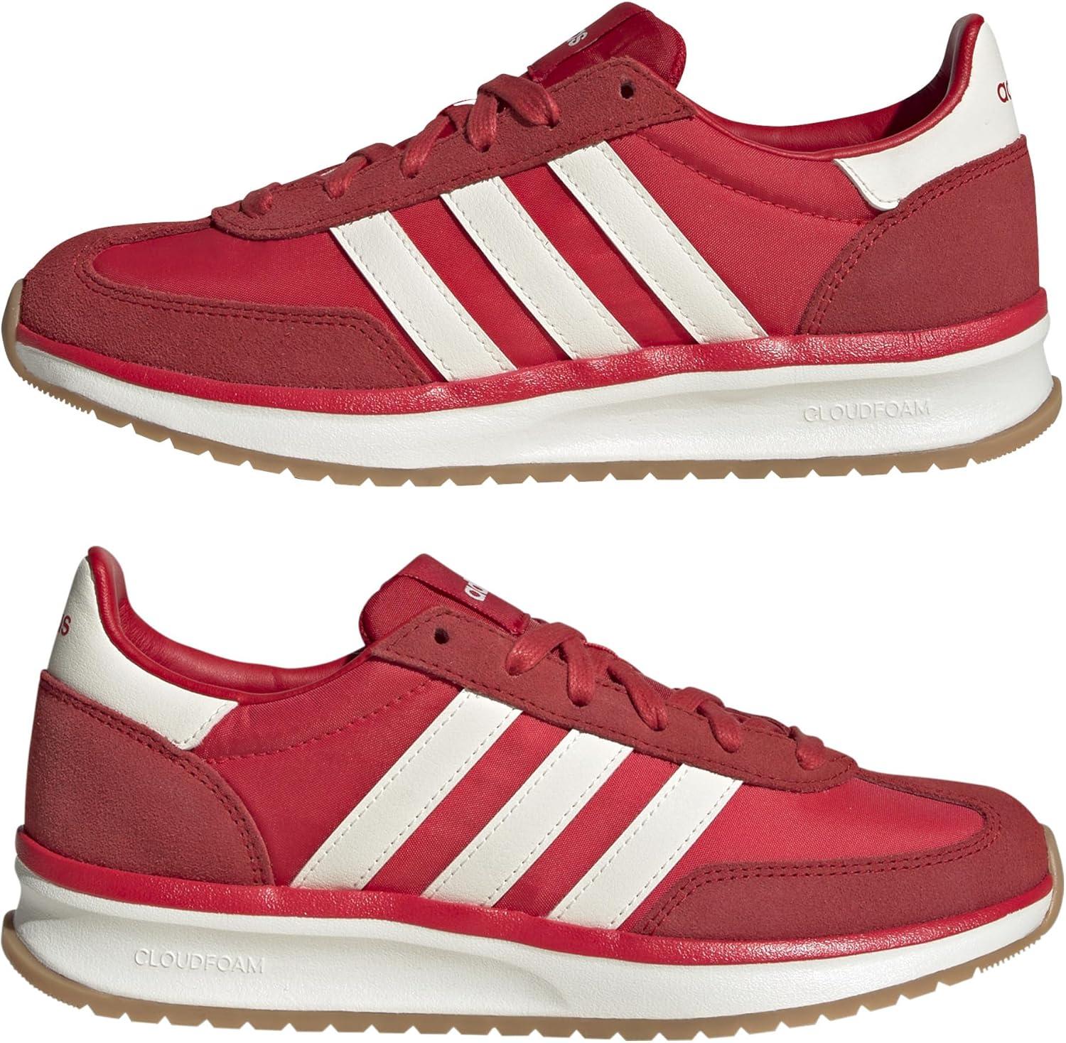 imageadidas Mens Run 72 ShoesPure RubyOff WhiteBetter Scarlet