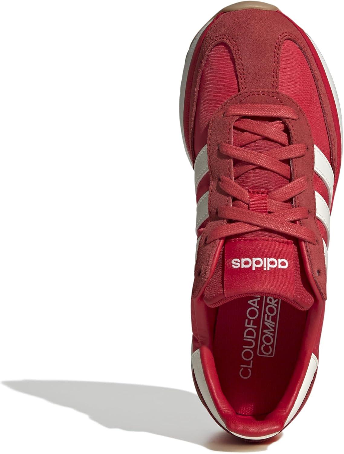 imageadidas Mens Run 72 ShoesPure RubyOff WhiteBetter Scarlet