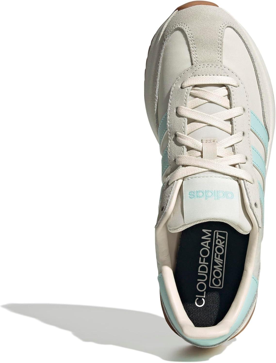 imageadidas Mens Run 72 ShoesWonder WhiteSemi Flash AquaOff White