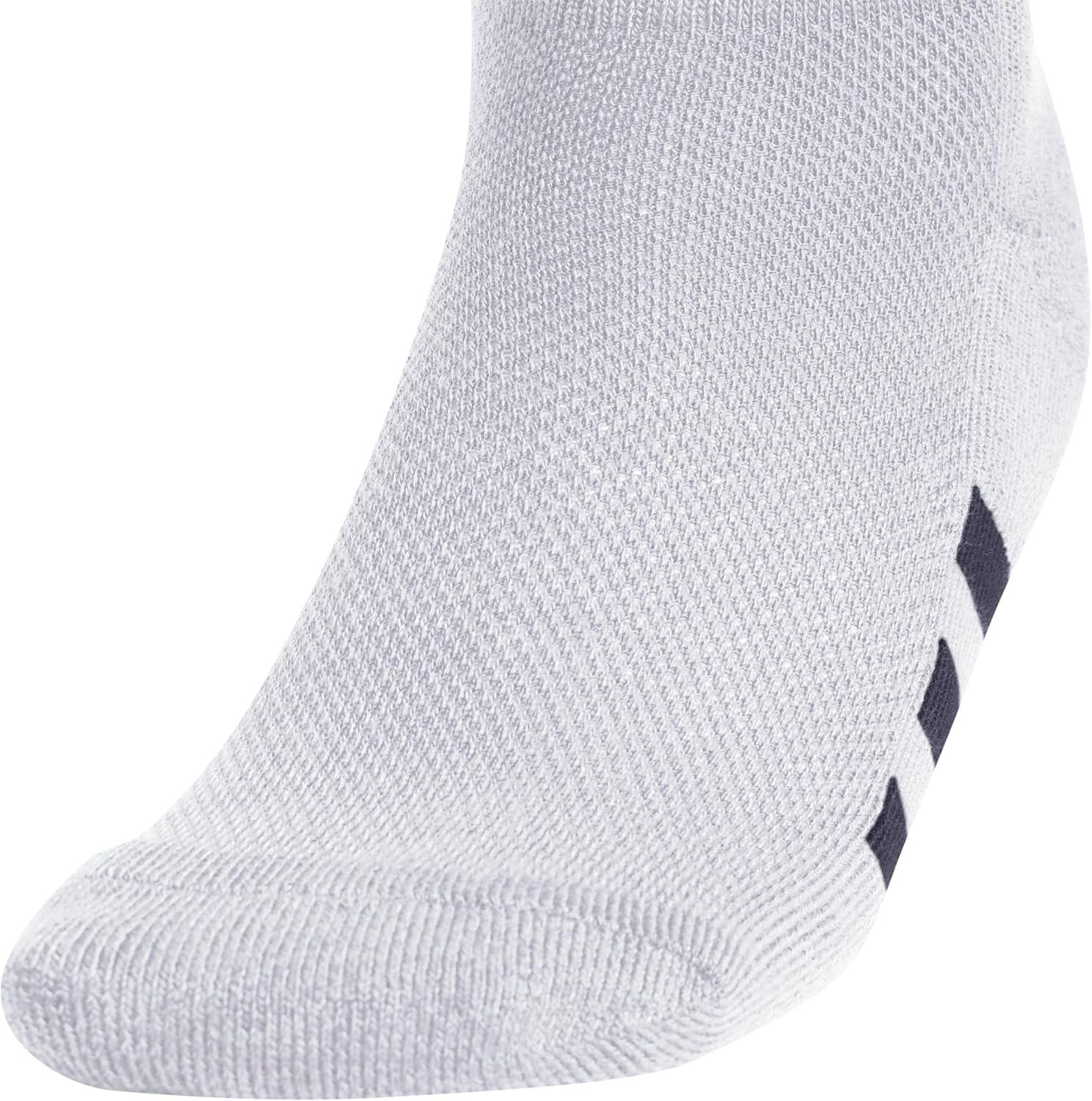 imageadidas Unisex Kids Quarter Ankle Socks for Boys and Girls Youth 6Pack Athletic Cushioned and ComfortableCool Light HeatherCollegiate NavySemi Lucid Blue