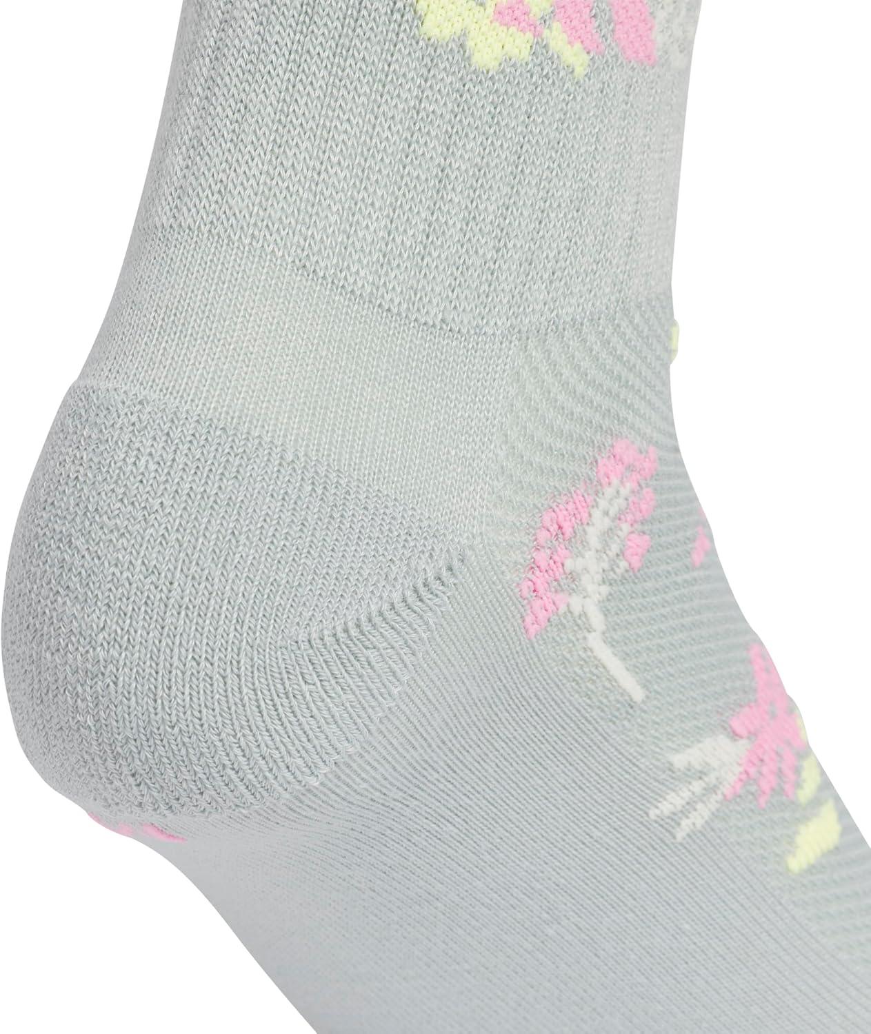 imageadidas Unisex Kids Quarter Ankle Socks for Boys and Girls Youth 6Pack Athletic Cushioned and ComfortableWonder Sage GreenAlumina HeatherWonder WhiteGirls