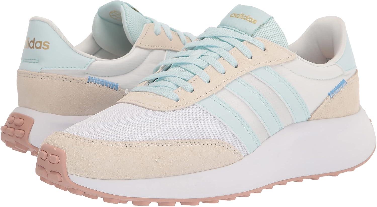 imageadidas Womens 70s Running Shoes SneakerFtwr WhiteAlmost BlueOff White