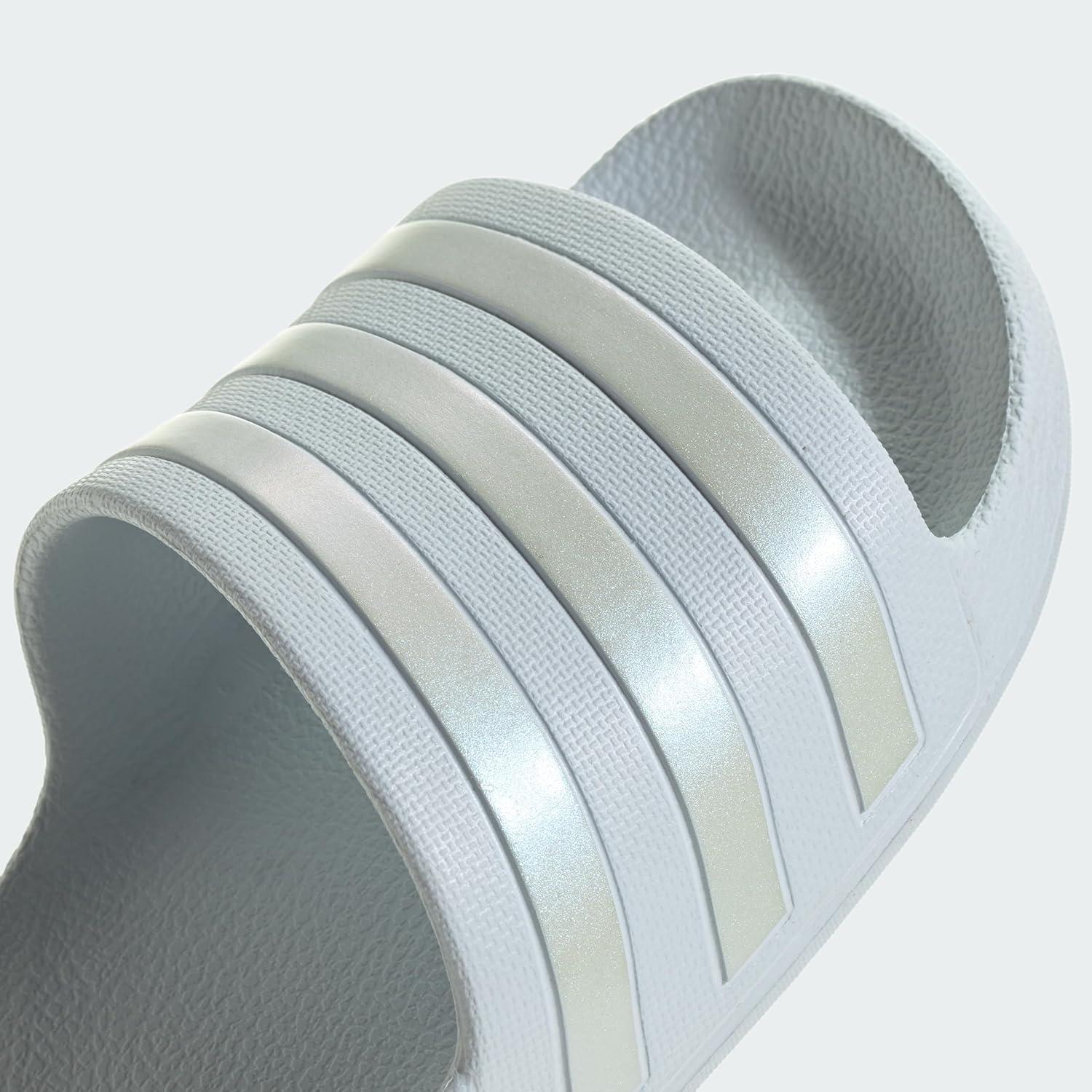 imageadidas Womens Adilette Aqua Slide SandalHalo BlueHalo BlueHalo Blue