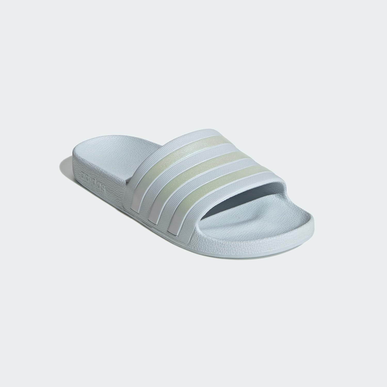 imageadidas Womens Adilette Aqua Slide SandalHalo BlueHalo BlueHalo Blue