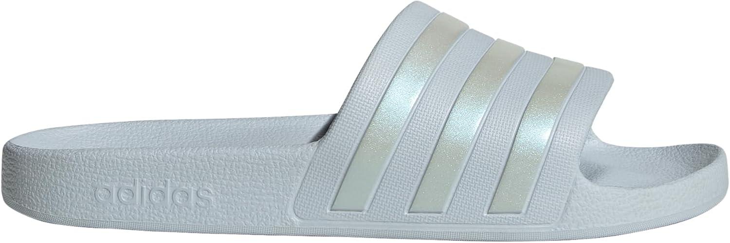 imageadidas Womens Adilette Aqua Slide SandalHalo BlueHalo BlueHalo Blue