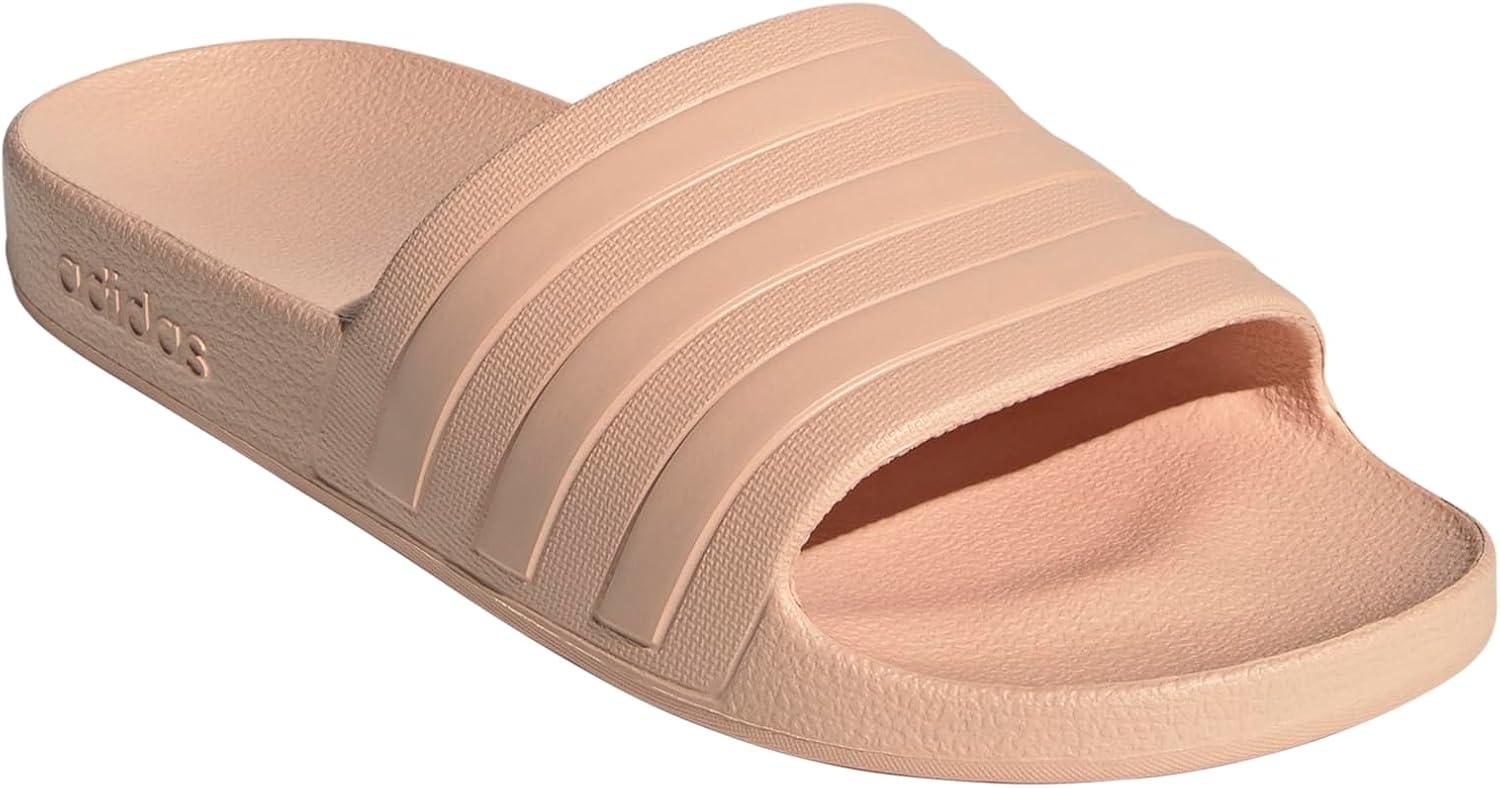 imageadidas Womens Adilette Aqua Slide SandalPowder CoralPowder CoralPowder Coral