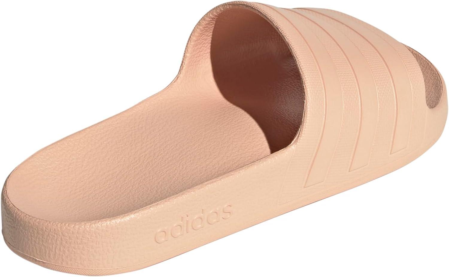 imageadidas Womens Adilette Aqua Slide SandalPowder CoralPowder CoralPowder Coral