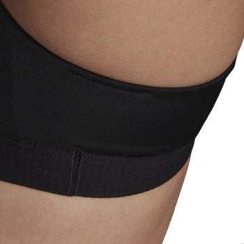 imageadidas Womens All Me 3Stripes Mesh BraBlackWhite