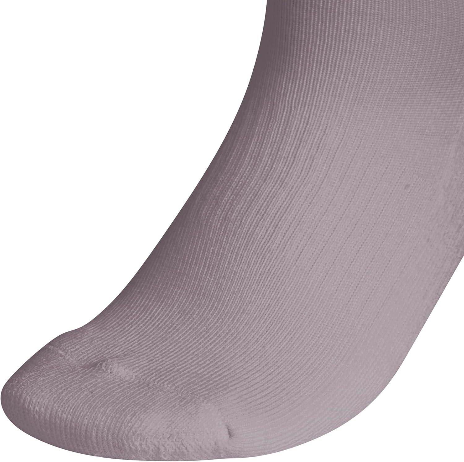 imageadidas Womens Athletic Cushioned 6Pack Low CutPreloved Fig PurpleClear Onix GreyWhite