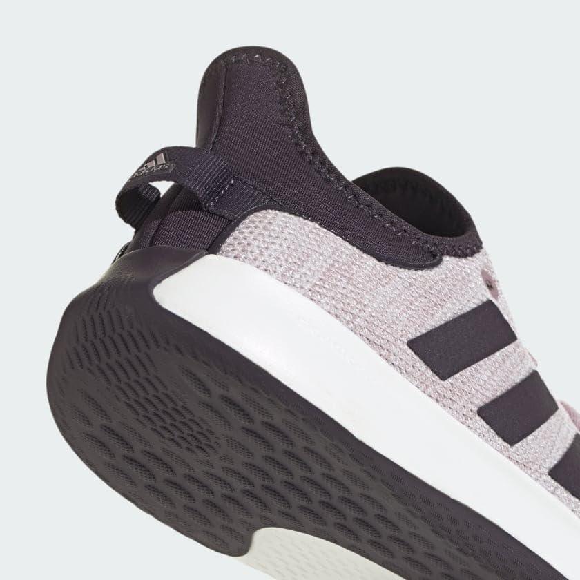 imageadidas Womens Cloudfoam Pure Sportswear SneakersPreloved FigAurora BlackAlmost Pink