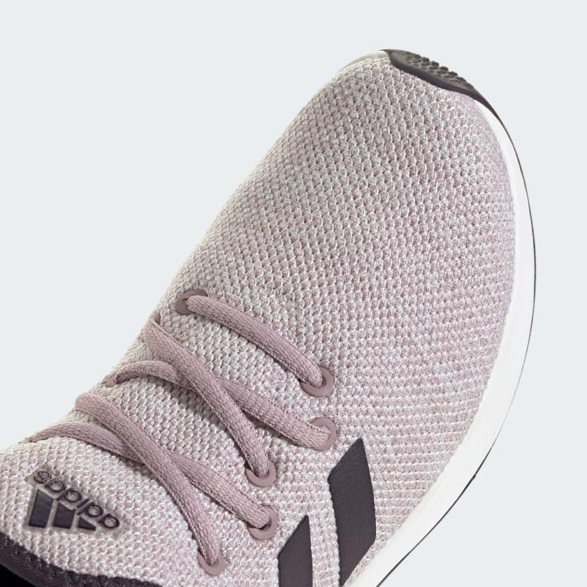 imageadidas Womens Cloudfoam Pure Sportswear SneakersPreloved FigAurora BlackAlmost Pink