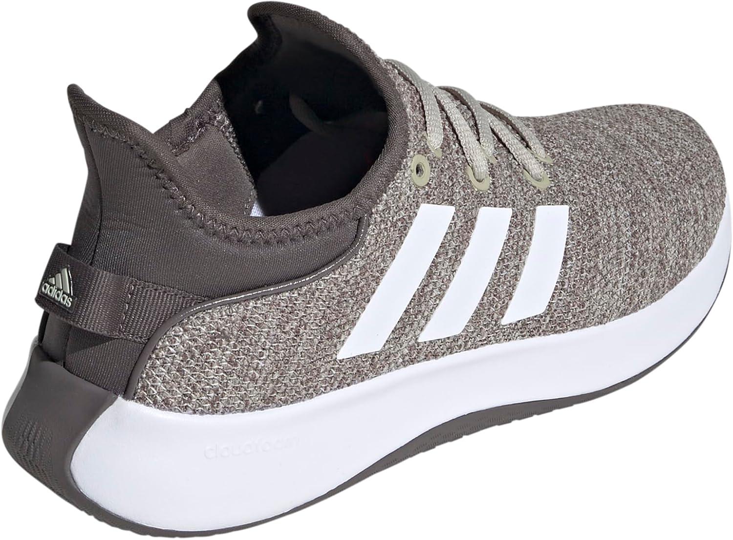 imageadidas Womens Cloudfoam Pure Sportswear SneakersPutty GreyWhiteCharcoal