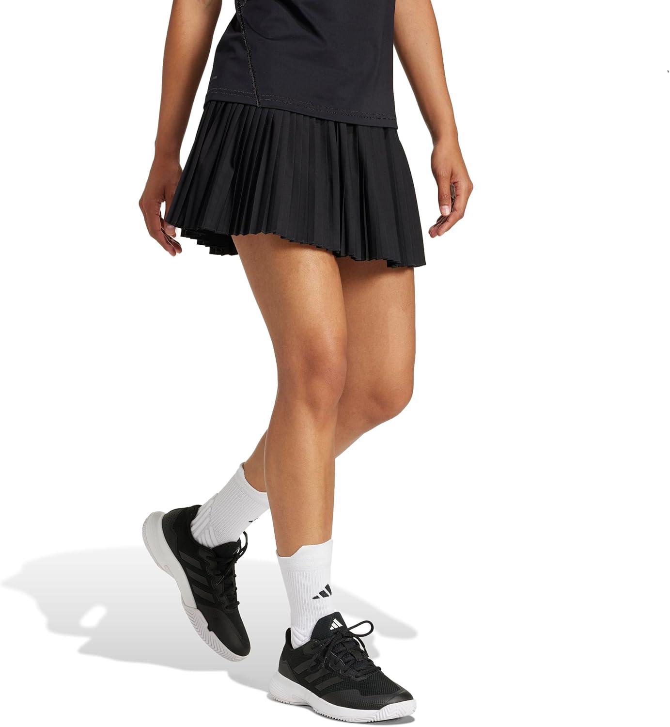 imageadidas Womens Club Tennis Climacool Pleated SkirtBlack
