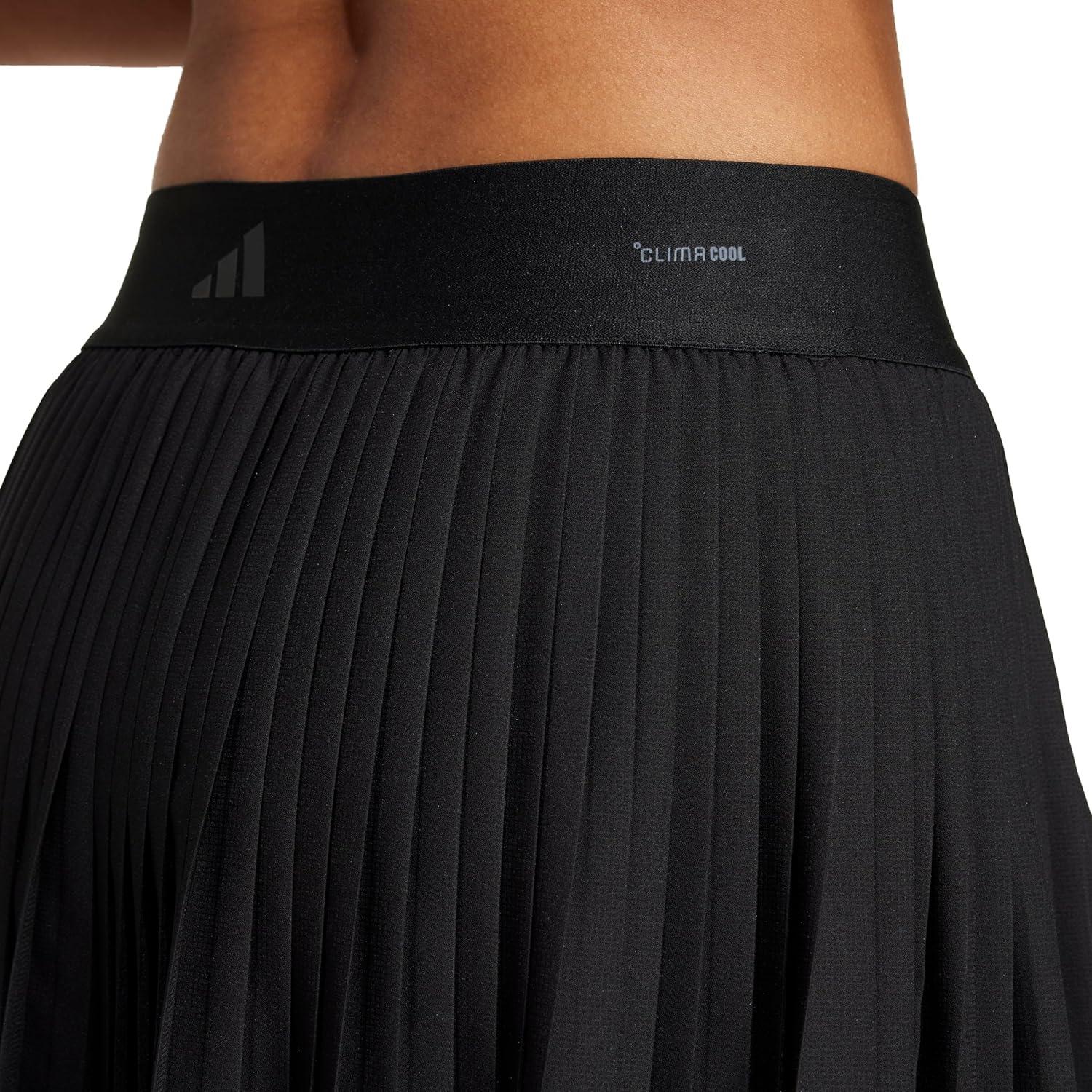 imageadidas Womens Club Tennis Climacool Pleated SkirtBlack