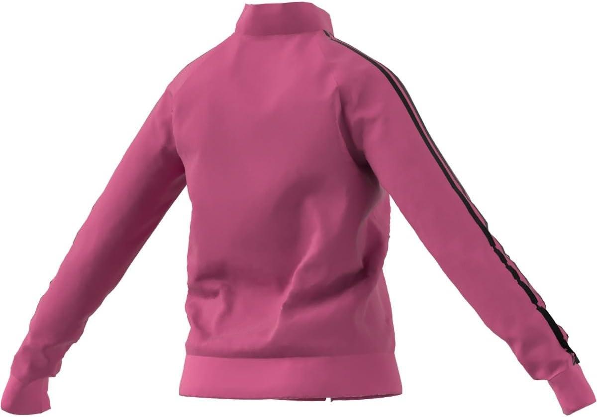 imageadidas Womens Essentials WarmUp Slim 3Stripes Track JacketPink
