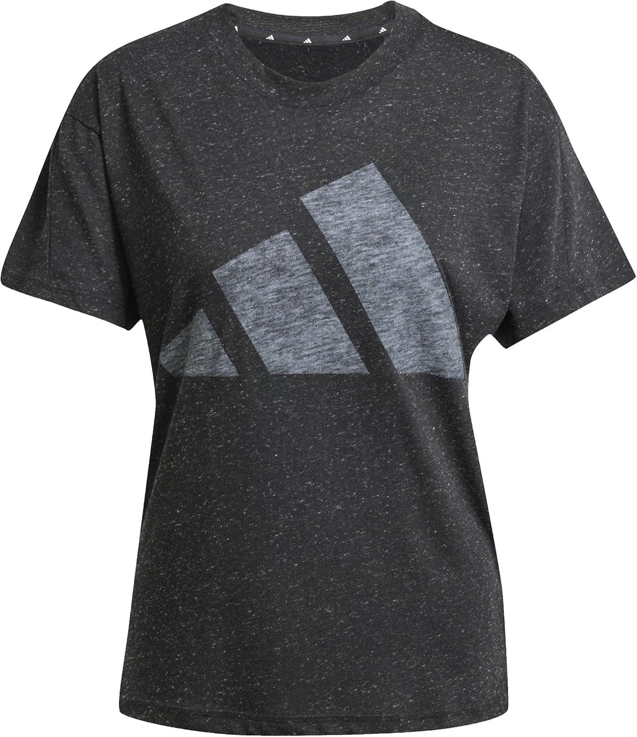 imageadidas Womens Essentials Winners TShirtBlackWhite