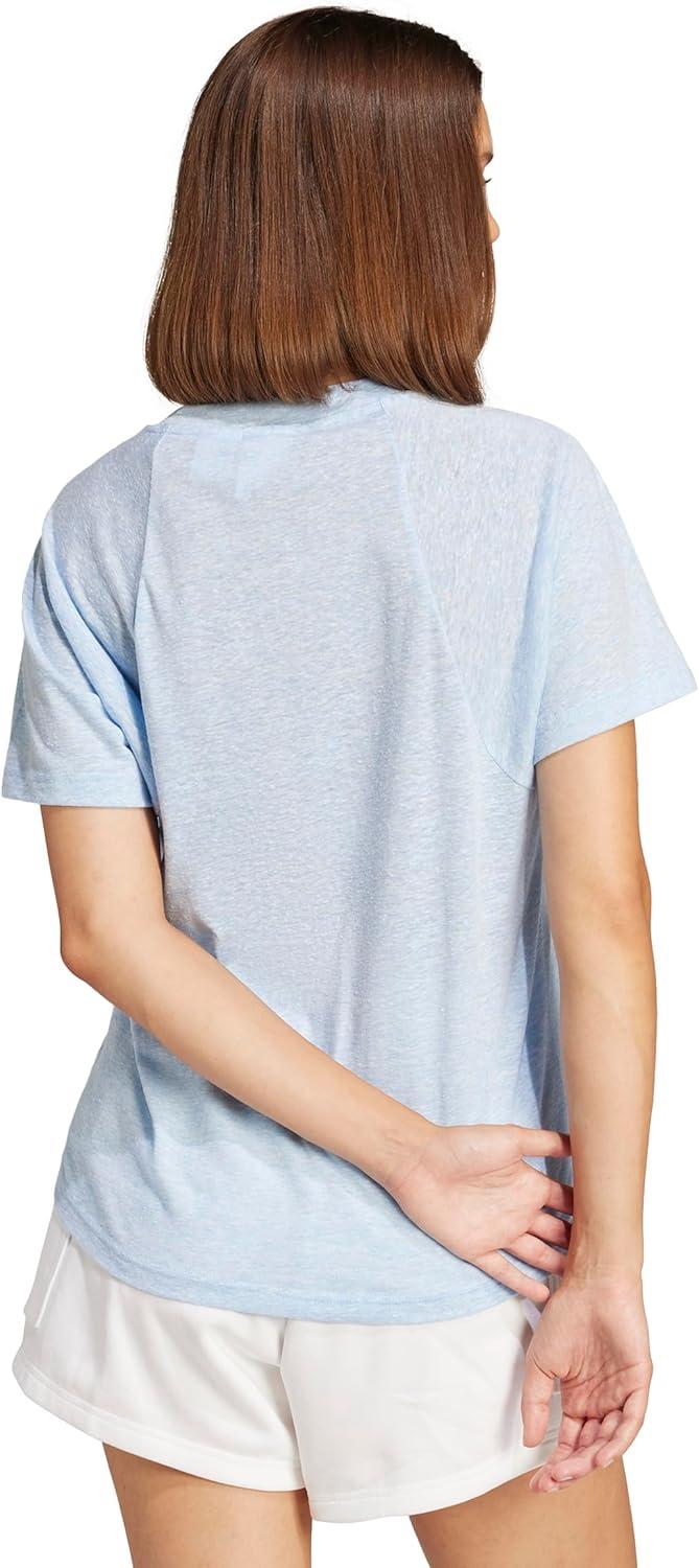 imageadidas Womens Essentials Winners TShirtBlueWhite