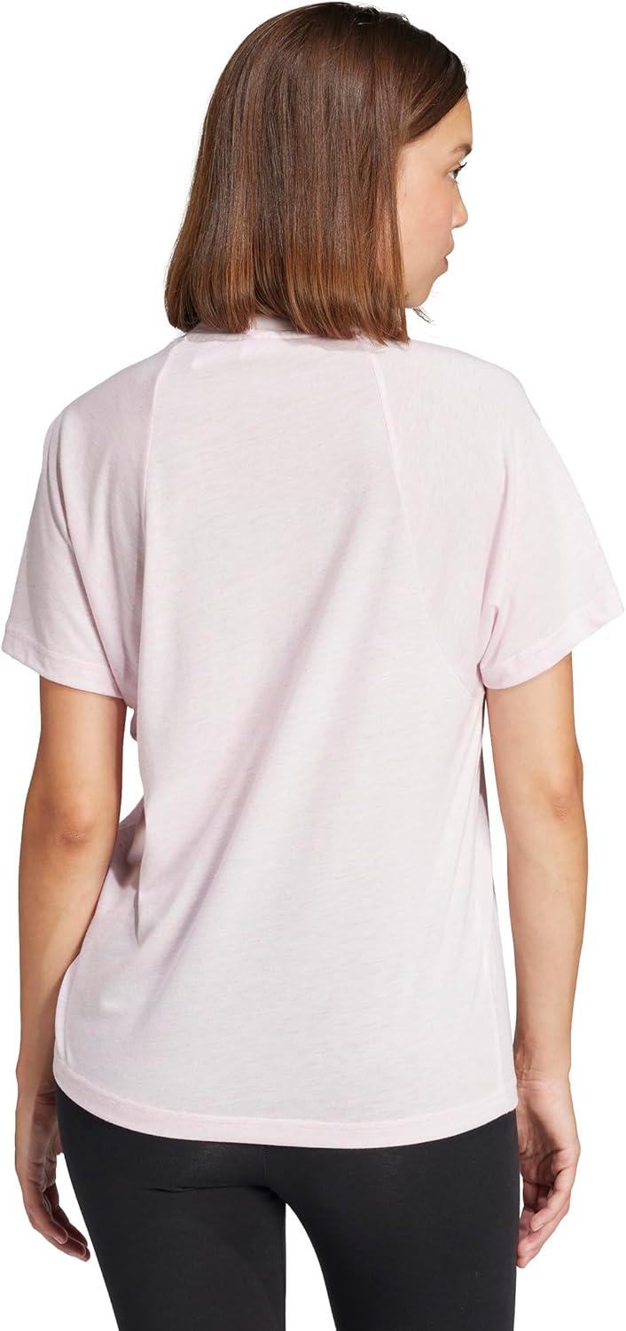 imageadidas Womens Essentials Winners TShirtClear PinkWhite