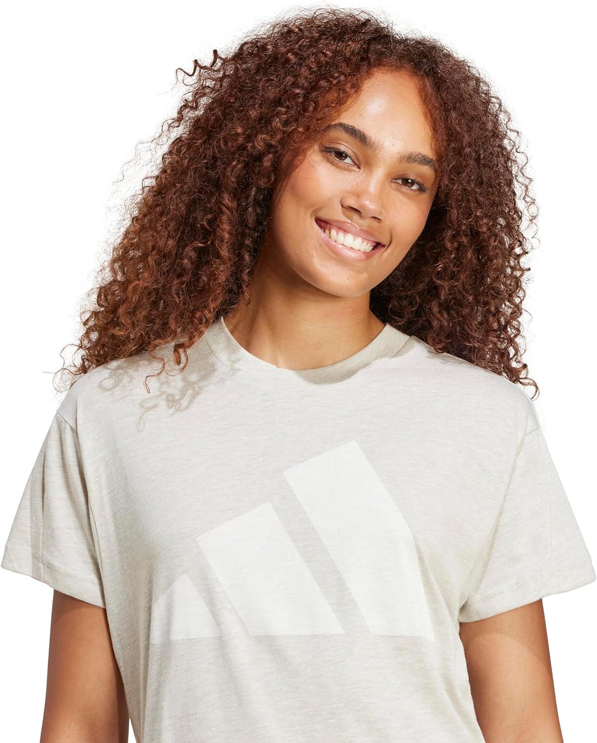 imageadidas Womens Essentials Winners TShirtWonder AluminaWhite