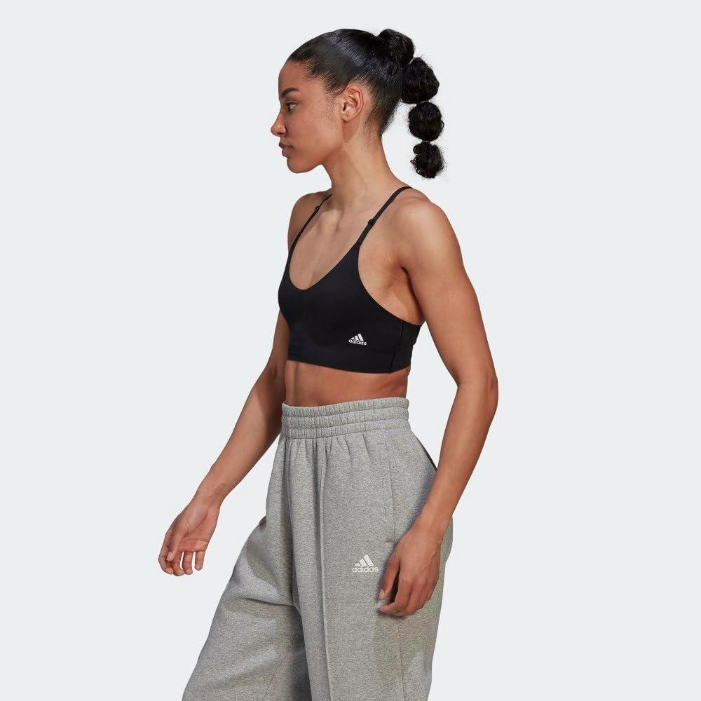 imageadidas Womens Everday Light Support Strappy BraBlack