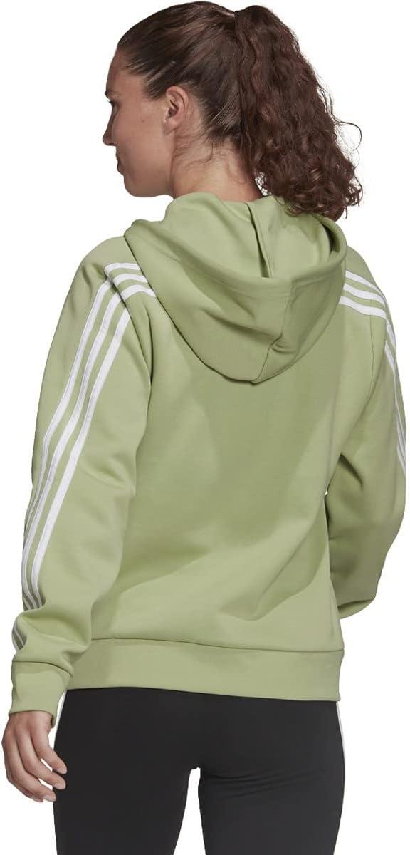 imageadidas Womens Future Icons 3Stripes Hooded Track TopMagic Lime