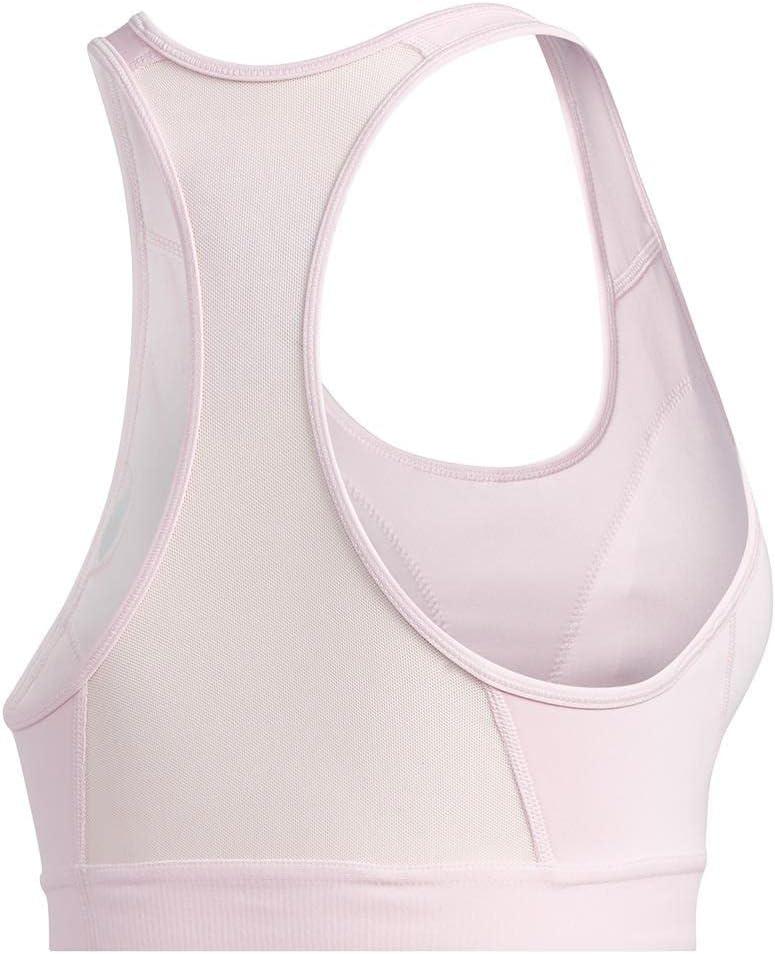 imageadidas Womens Medium Suppor Racer Back Dont Rest Alphaskin Padded Bra W Removable PadsClear Pink