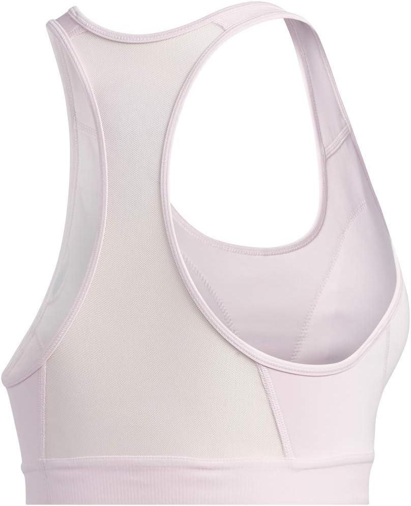 imageadidas Womens Medium Suppor Racer Back Dont Rest Alphaskin Padded Bra W Removable PadsClear Pink
