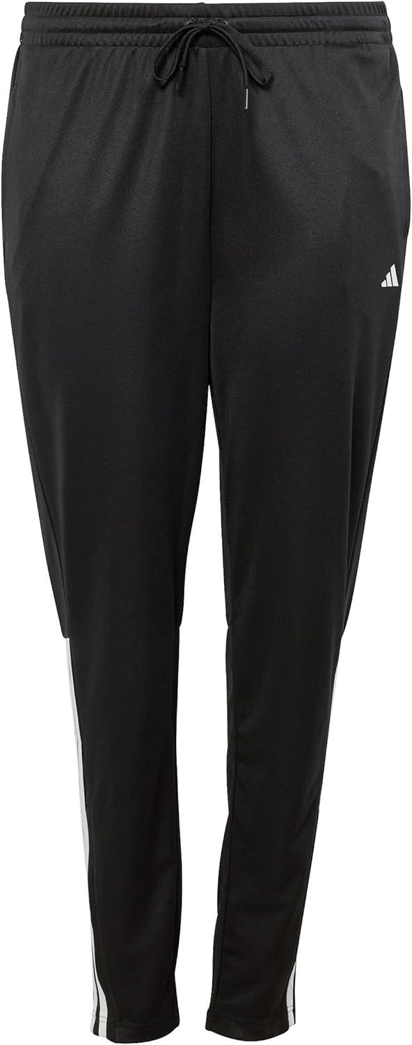 imageadidas Womens Sereno Cut 3Stripes Slim Tapered PantsBlackWhite