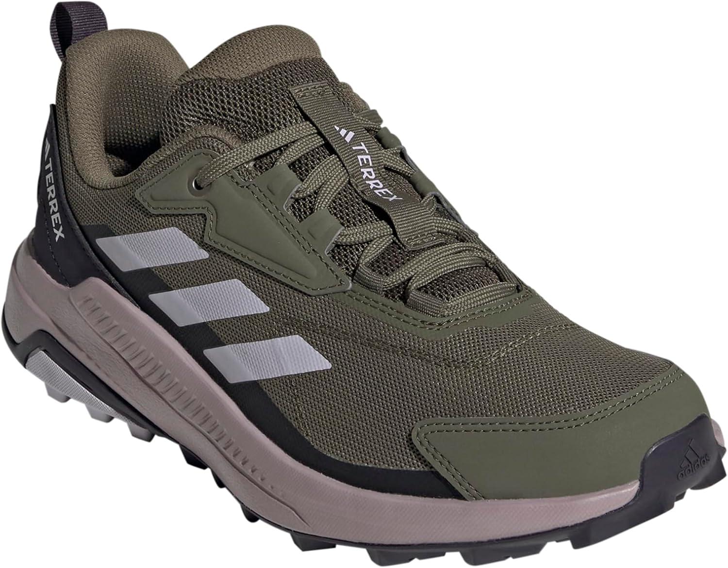 imageadidas Womens Terrex Anylander HikingOlive StrataSilver DawnAmber Tint