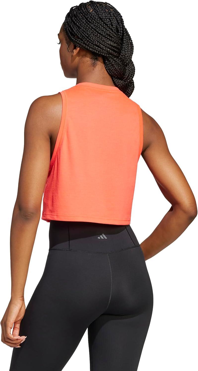 imageadidas Womens Train Essentials Boxy Tank TopLucid Red