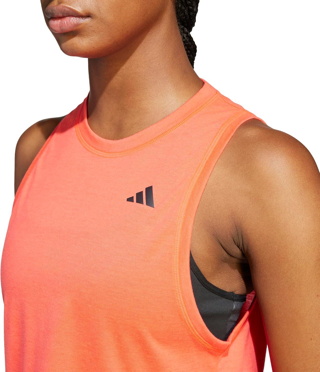 imageadidas Womens Train Essentials Boxy Tank TopLucid Red