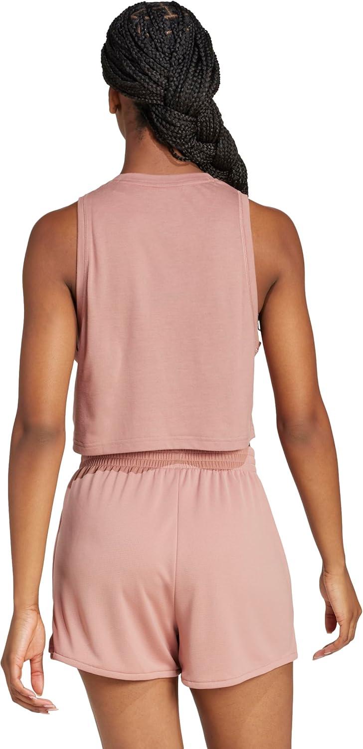 imageadidas Womens Train Essentials Boxy Tank TopWarm Clay