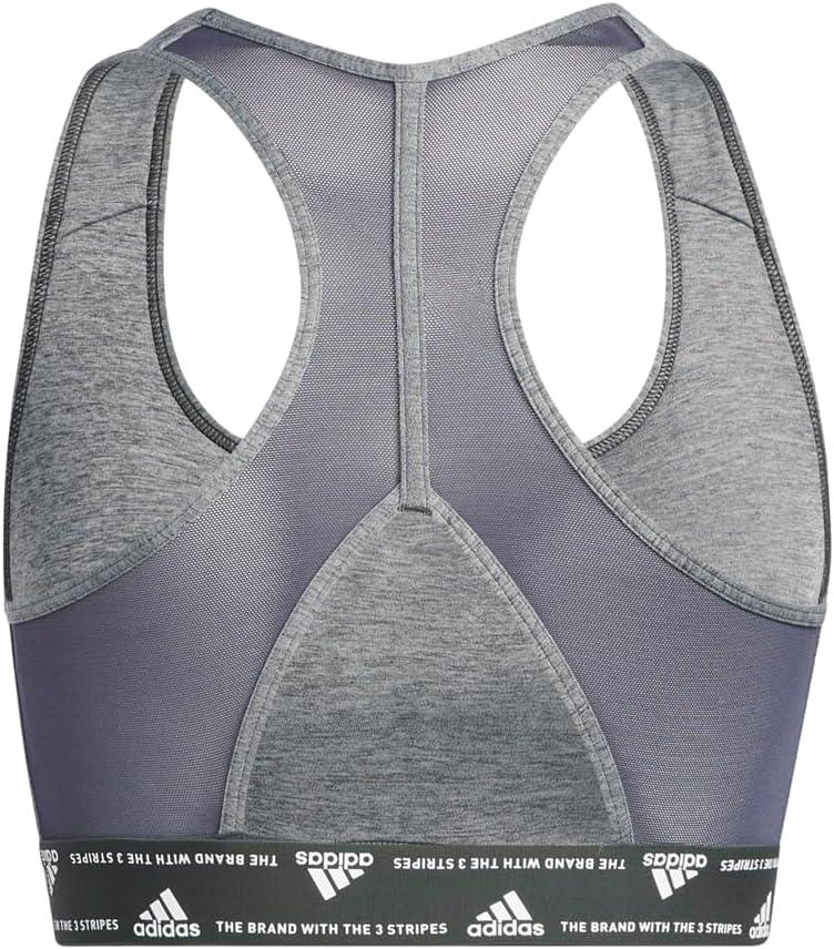 imageadidas Womens Training Medium Support Good Level Bra PaddedDark Grey