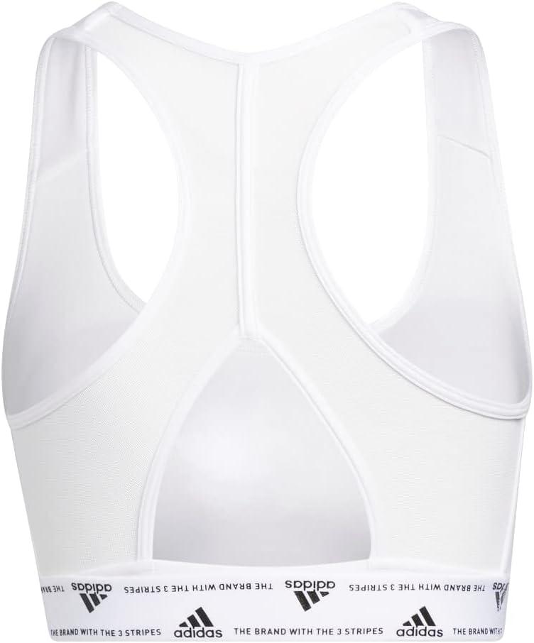 imageadidas Womens Training Medium Support Good Level Bra PaddedWhite