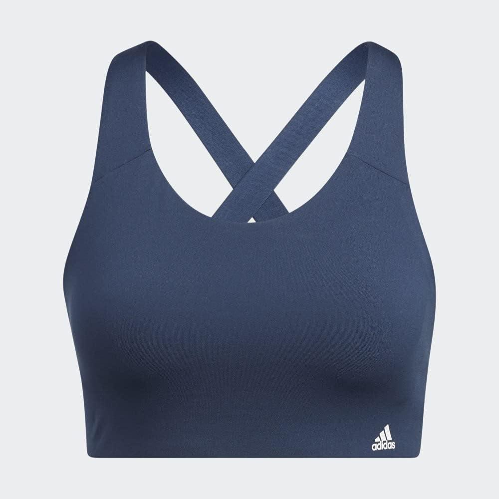 imageadidas Womens Ultimate AEROREADY Fitness Gym Training Pilates Yoga High Support Workout BraCrew Navy