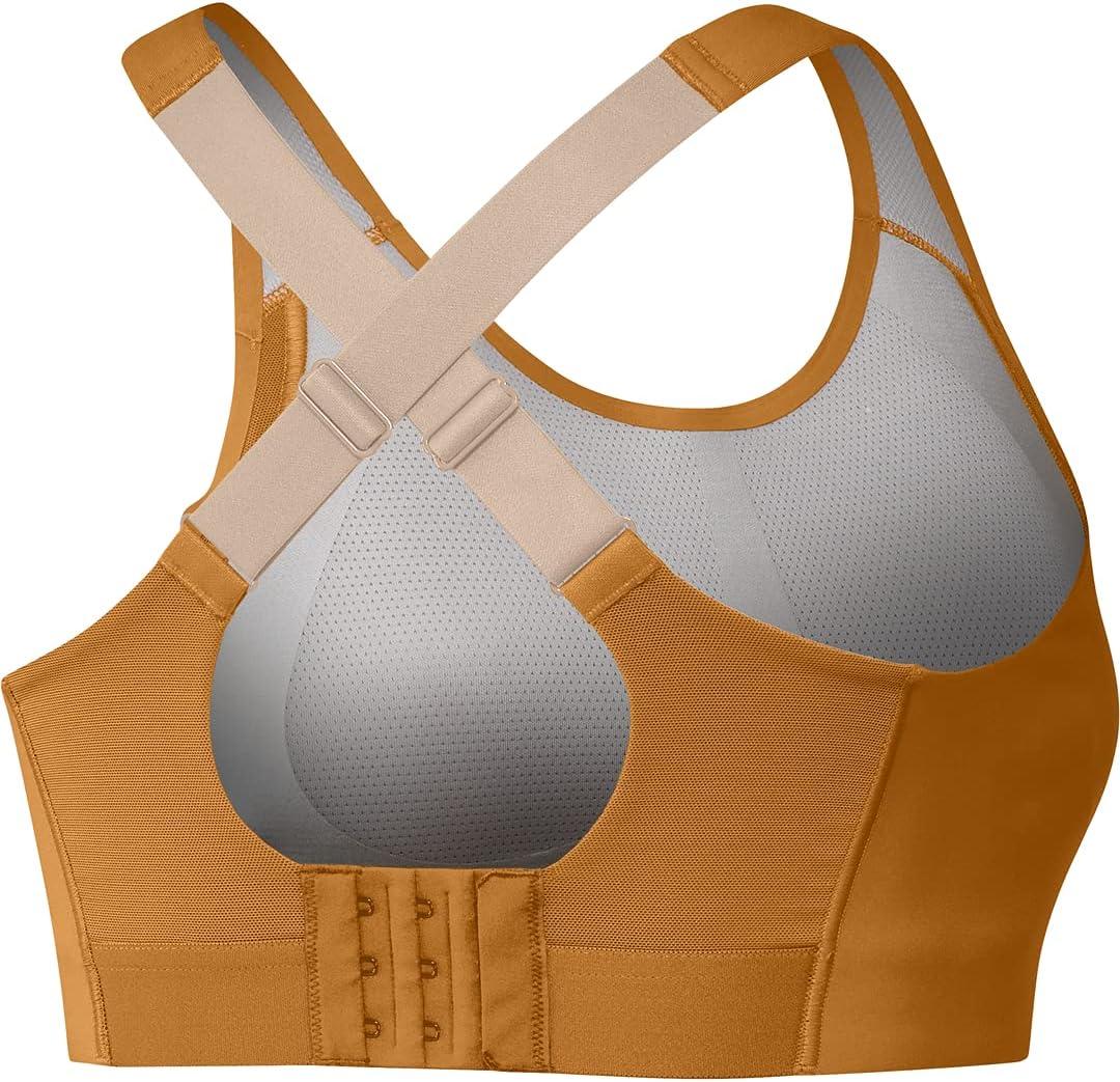 imageadidas Womens Ultimate AEROREADY Fitness Gym Training Pilates Yoga High Support Workout BraOrangeHalo Blush