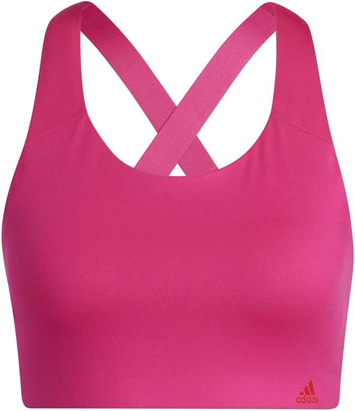 imageadidas Womens Ultimate AEROREADY Fitness Gym Training Pilates Yoga High Support Workout BraTeam Real MagentaVivid Red