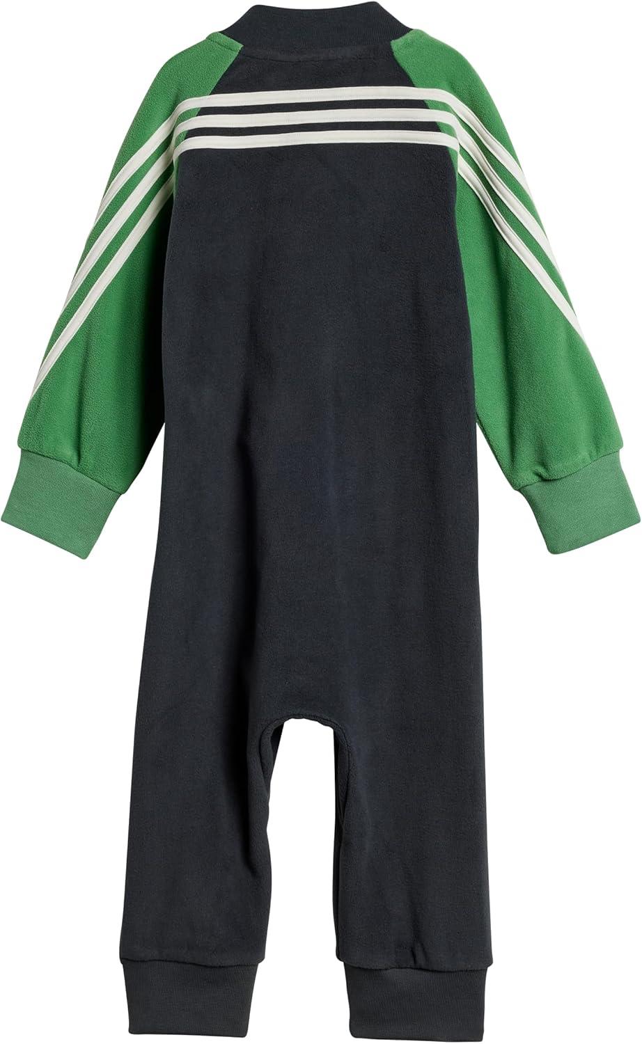 imageadidas babygirls Disney Mickey Mouse BodysuitCarbonPreloved GreenOff White