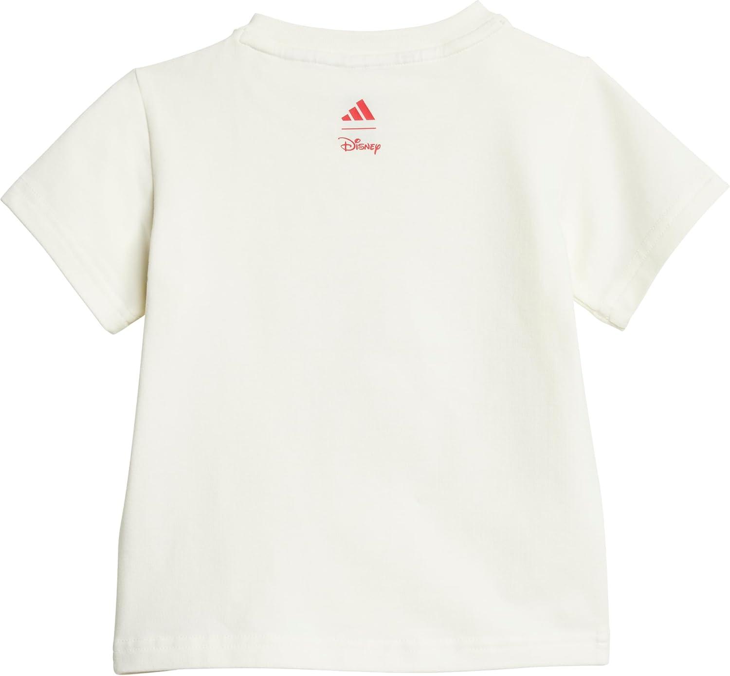 imageadidas babygirls Disney Mickey Mouse Tshirt SetOff WhitePure Ruby