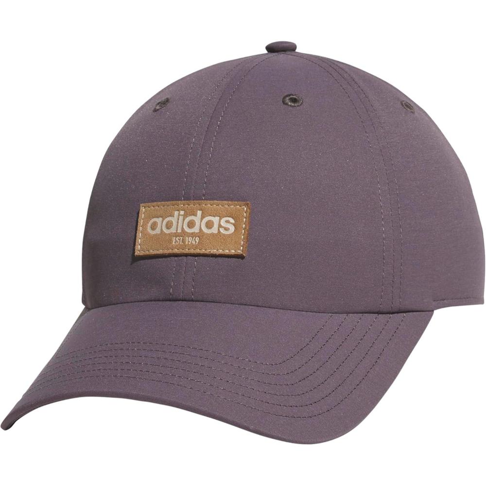 imageAdidas UnisexAdult Court Relaxed Fit Strapback HatGrey StrataClear Brown