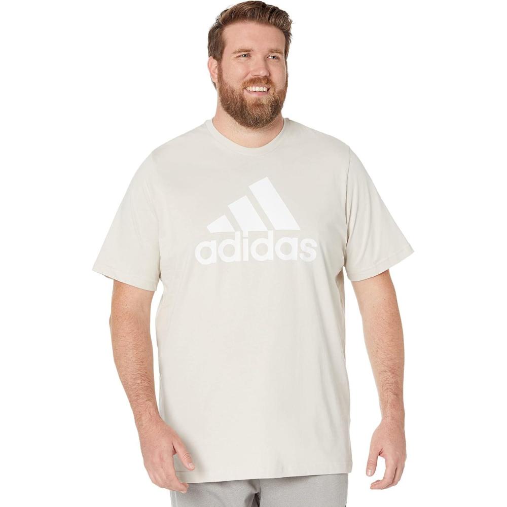 imageadidas Mens Basic Badge Of Sport TeeAluminaWhite