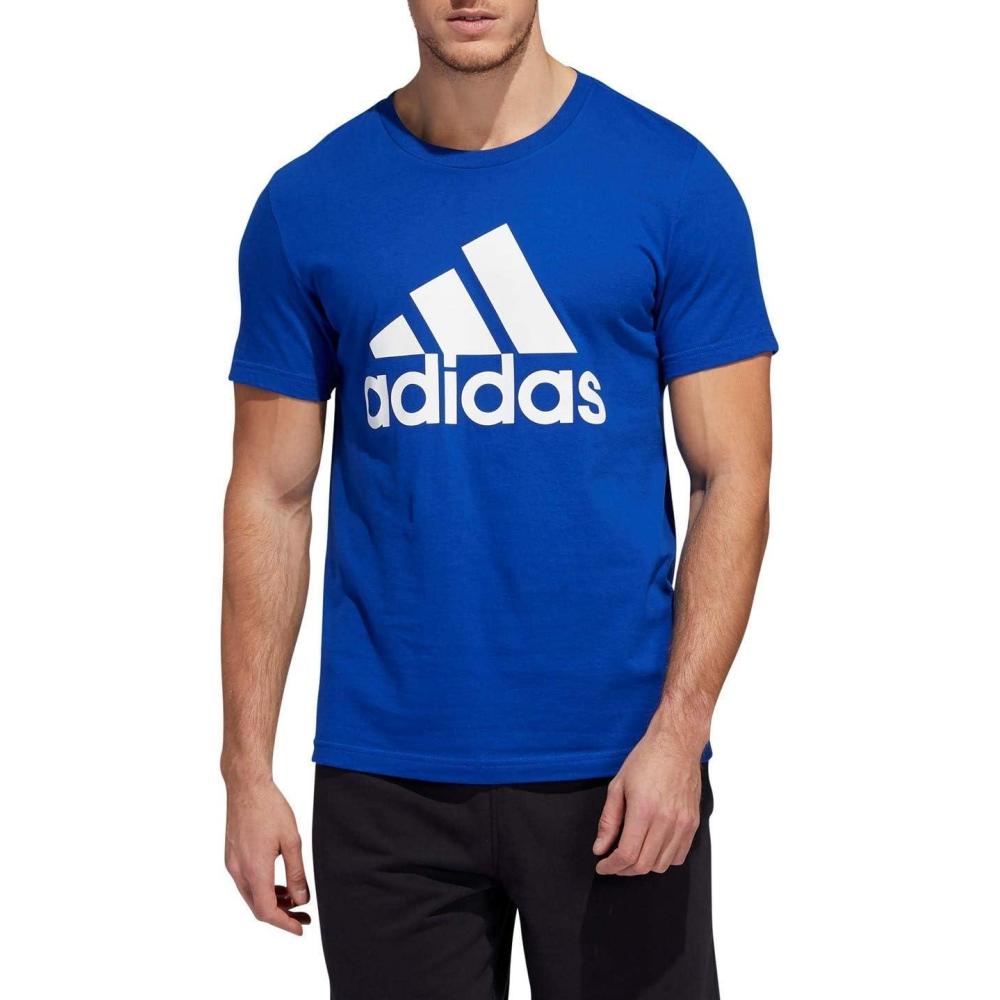 imageadidas Mens Basic Badge Of Sport TeeCollegiate Royal